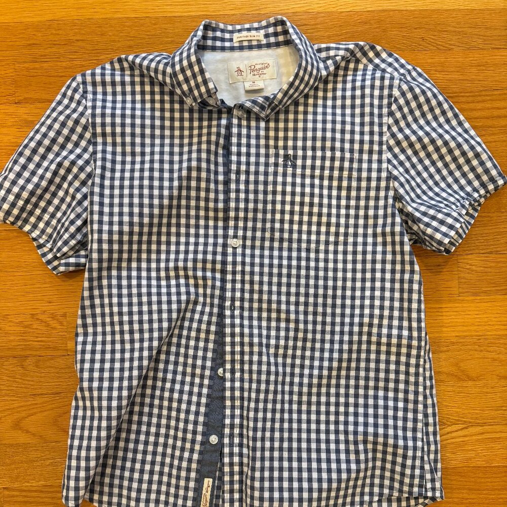 Men's Short-Sleeved Button Down